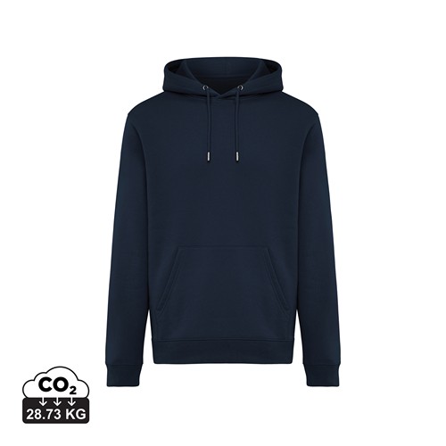 azul marino Sudadera con capucha de algodón reciclado Joshua IQONIQ
