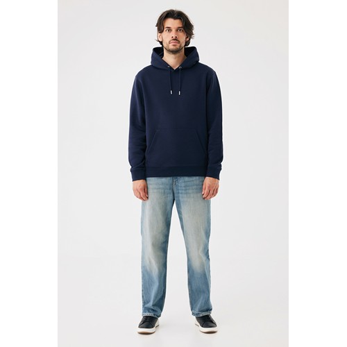 azul marino Sudadera con capucha de algodón reciclado Joshua IQONIQ