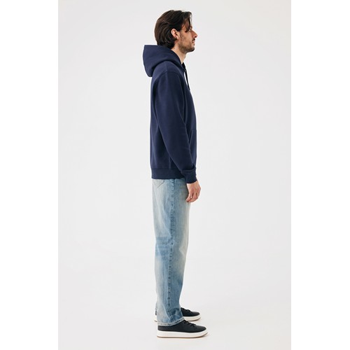 azul marino Sudadera con capucha de algodón reciclado Joshua IQONIQ