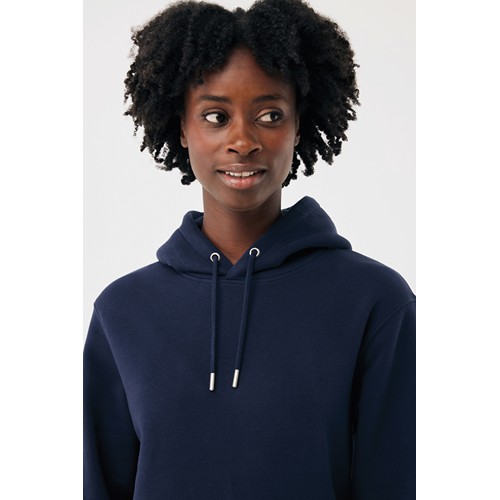 azul marino Sudadera con capucha de algodón reciclado Joshua IQONIQ