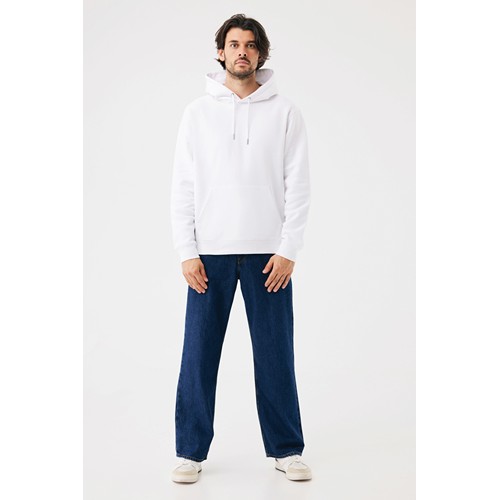 white Sudadera con capucha de algodón reciclado Joshua IQONIQ