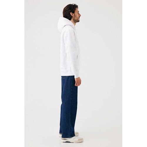 white Sudadera con capucha de algodón reciclado Joshua IQONIQ