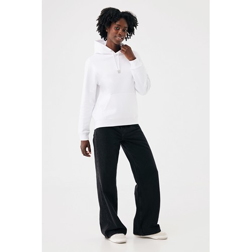white Sudadera con capucha de algodón reciclado Joshua IQONIQ