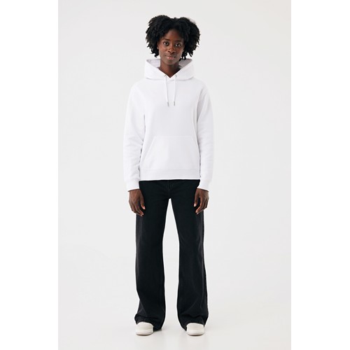 white Sudadera con capucha de algodón reciclado Joshua IQONIQ