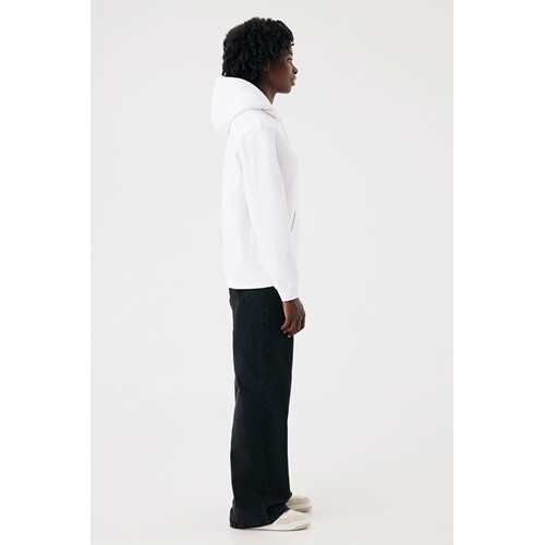 white Sudadera con capucha de algodón reciclado Joshua IQONIQ