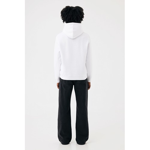 white Sudadera con capucha de algodón reciclado Joshua IQONIQ