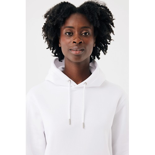 white Sudadera con capucha de algodón reciclado Joshua IQONIQ