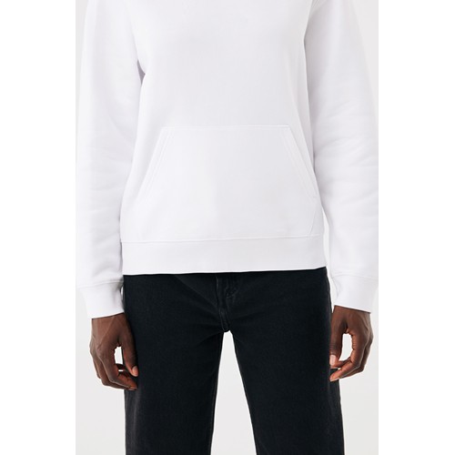 white Sudadera con capucha de algodón reciclado Joshua IQONIQ
