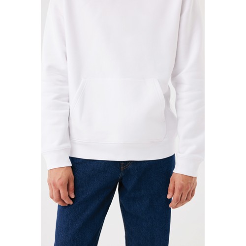 white Sudadera con capucha de algodón reciclado Joshua IQONIQ