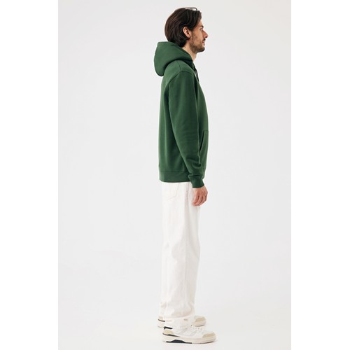 verde bosque Sudadera con capucha de algodón reciclado Joshua IQONIQ