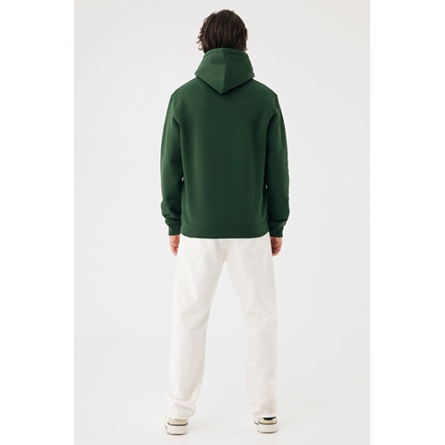 verde bosque Sudadera con capucha de algodón reciclado Joshua IQONIQ