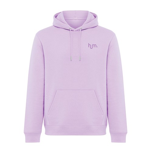 lavanda Sudadera con capucha de algodón reciclado Joshua IQONIQ