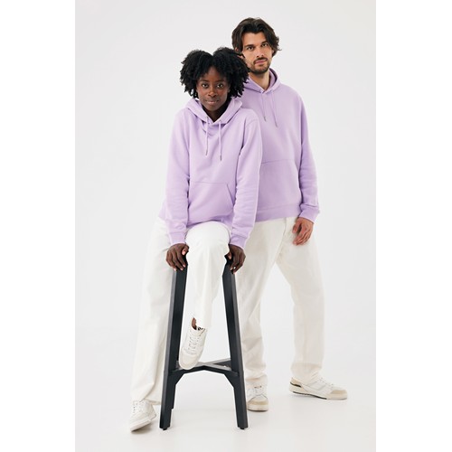 lavanda Sudadera con capucha de algodón reciclado Joshua IQONIQ