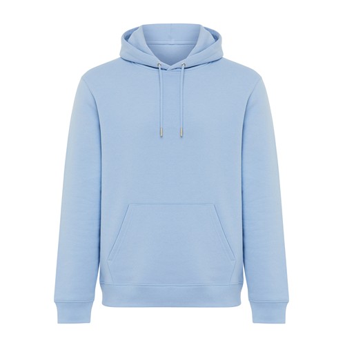 azul celeste Sudadera con capucha de algodón reciclado Joshua IQONIQ
