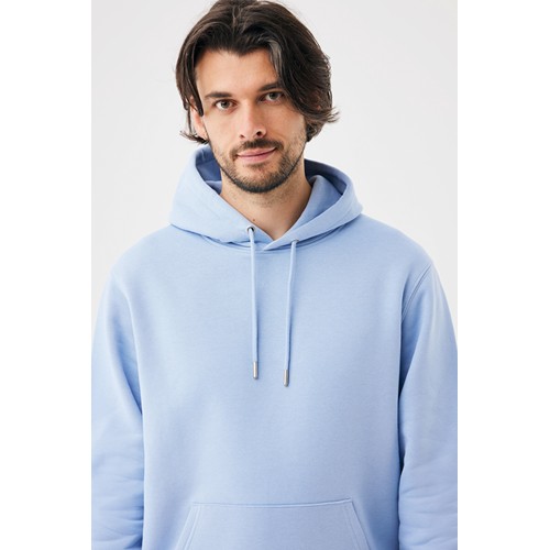 azul celeste Sudadera con capucha de algodón reciclado Joshua IQONIQ