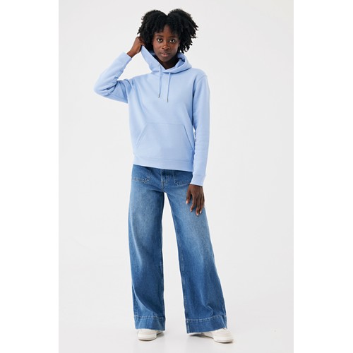 azul celeste Sudadera con capucha de algodón reciclado Joshua IQONIQ