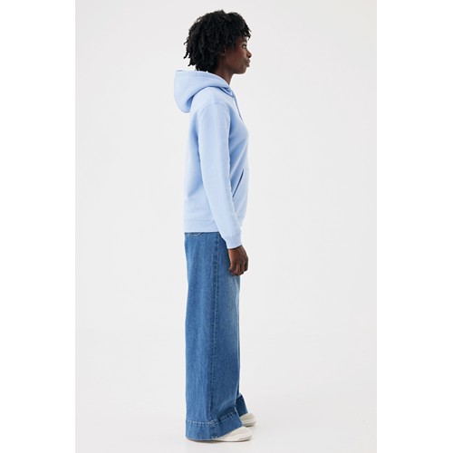 azul celeste Sudadera con capucha de algodón reciclado Joshua IQONIQ
