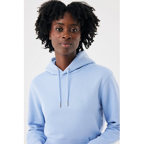 azul celeste Sudadera con capucha de algodón reciclado Joshua IQONIQ