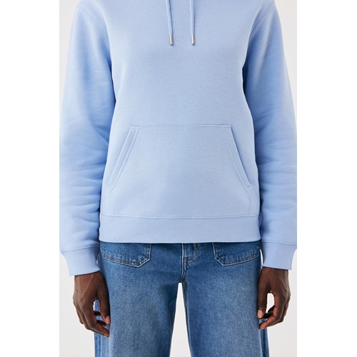 azul celeste Sudadera con capucha de algodón reciclado Joshua IQONIQ