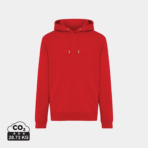 red Sudadera con capucha de algodón reciclado Joshua IQONIQ