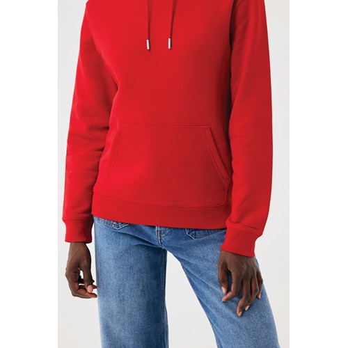 red Sudadera con capucha de algodón reciclado Joshua IQONIQ