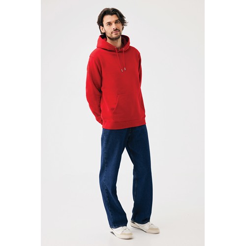 red Sudadera con capucha de algodón reciclado Joshua IQONIQ