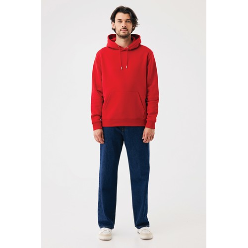 red Sudadera con capucha de algodón reciclado Joshua IQONIQ