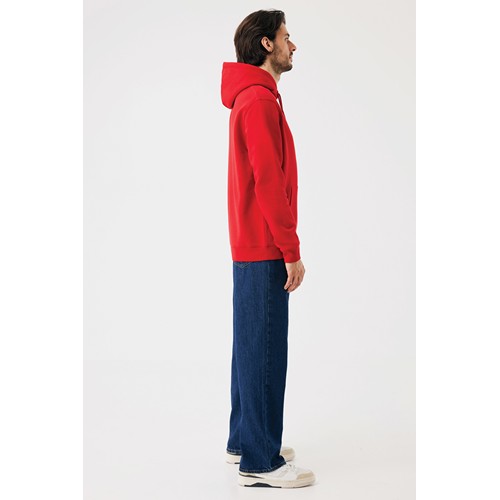 red Sudadera con capucha de algodón reciclado Joshua IQONIQ