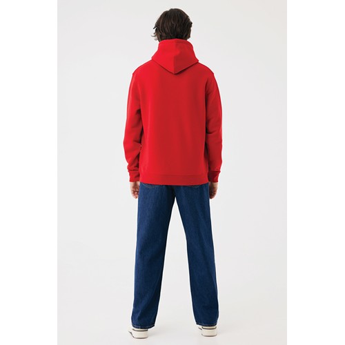 red Sudadera con capucha de algodón reciclado Joshua IQONIQ