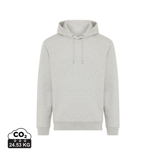 moteado gris claro Sudadera con capucha de algodón reciclado Joshua IQONIQ