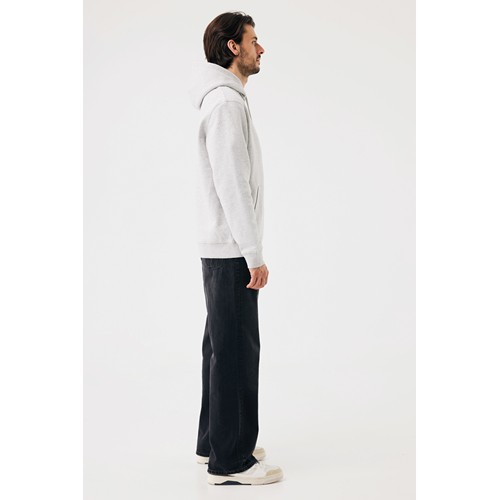 moteado gris claro Sudadera con capucha de algodón reciclado Joshua IQONIQ