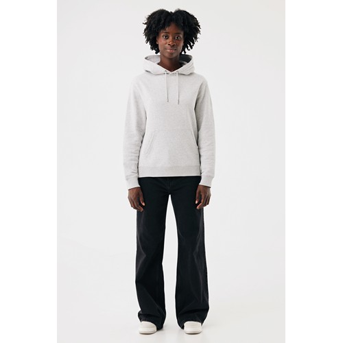 moteado gris claro Sudadera con capucha de algodón reciclado Joshua IQONIQ