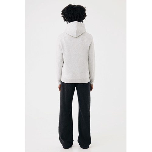moteado gris claro Sudadera con capucha de algodón reciclado Joshua IQONIQ
