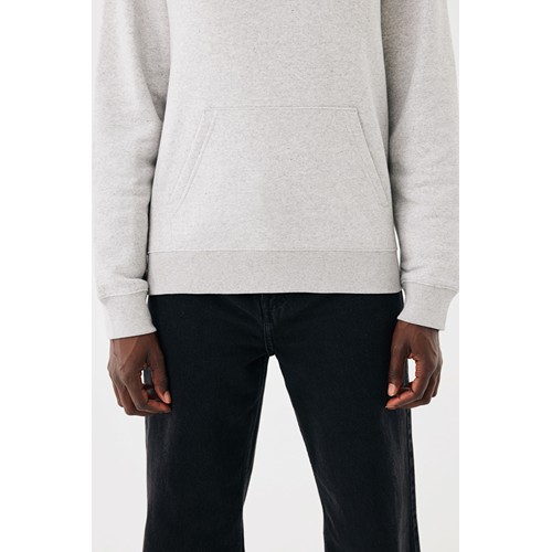 moteado gris claro Sudadera con capucha de algodón reciclado Joshua IQONIQ