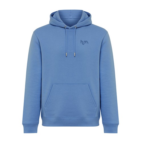 azul pato Sudadera con capucha de algodón reciclado Joshua IQONIQ