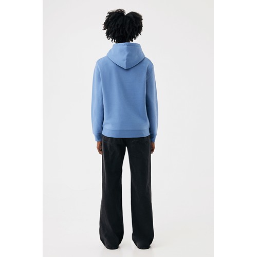 azul pato Sudadera con capucha de algodón reciclado Joshua IQONIQ