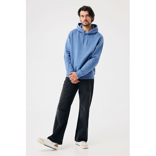 azul pato Sudadera con capucha de algodón reciclado Joshua IQONIQ