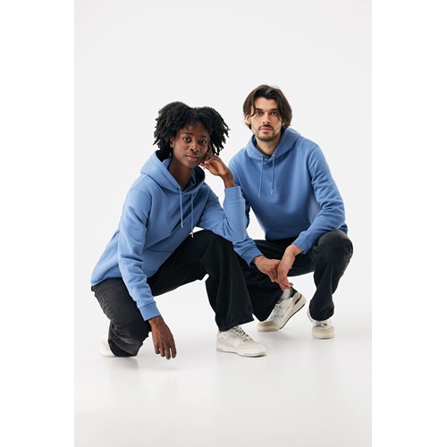 azul pato Sudadera con capucha de algodón reciclado Joshua IQONIQ