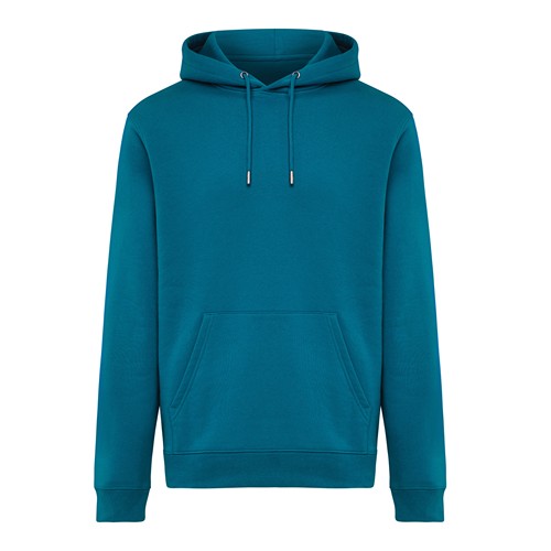 azul azulado profundo Sudadera con capucha de algodón reciclado Joshua IQONIQ