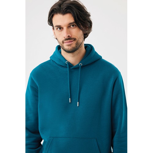 azul azulado profundo Sudadera con capucha de algodón reciclado Joshua IQONIQ
