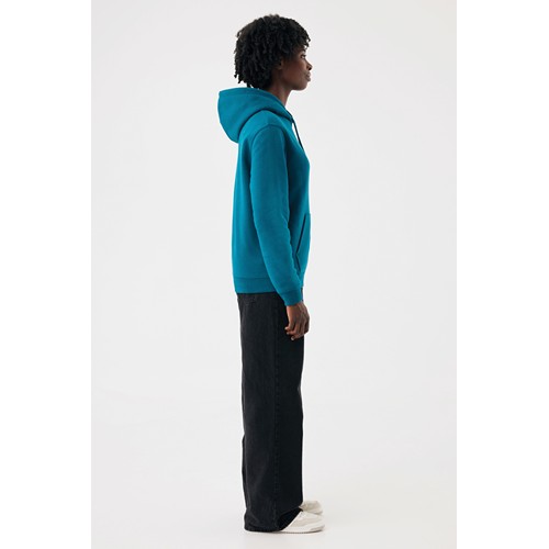 azul azulado profundo Sudadera con capucha de algodón reciclado Joshua IQONIQ