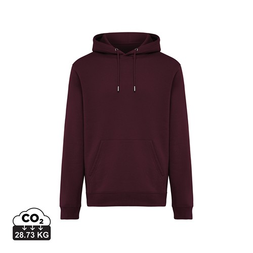 heces de vino Sudadera con capucha de algodón reciclado Joshua IQONIQ