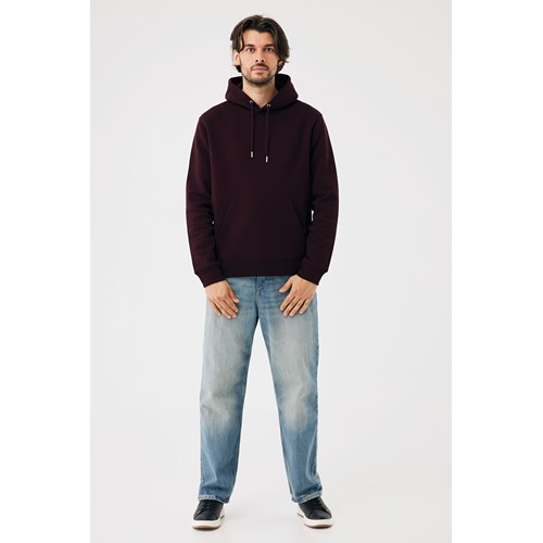heces de vino Sudadera con capucha de algodón reciclado Joshua IQONIQ