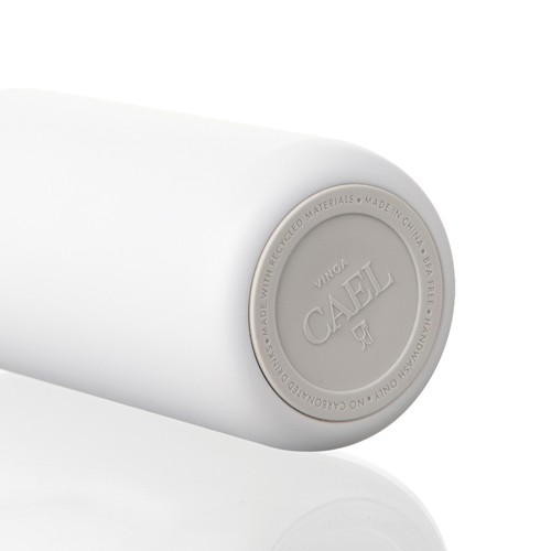 white Botella VINGA Cael RCS SS 600 ml