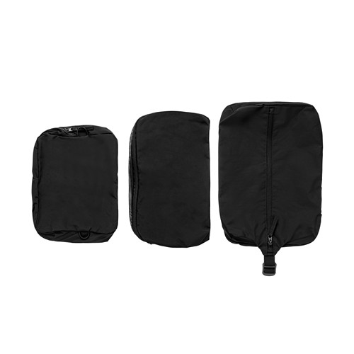 black Set cubos organizadores RCS nailon reciclado KENTO URBAN