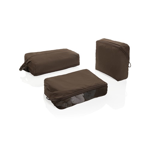 marrón Set cubos organizadores RCS nailon reciclado KENTO URBAN
