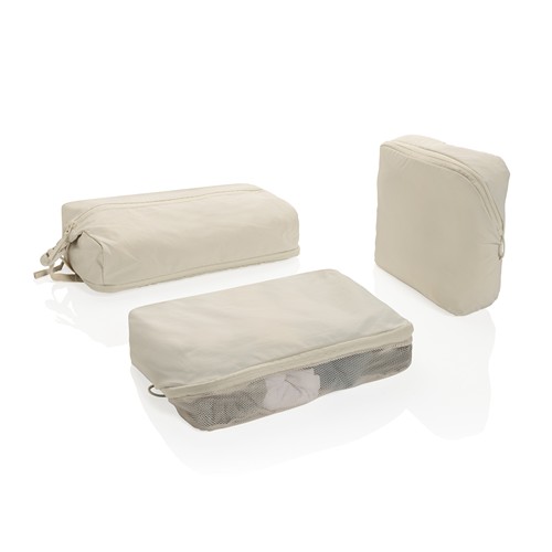 beis Set cubos organizadores RCS nailon reciclado KENTO URBAN