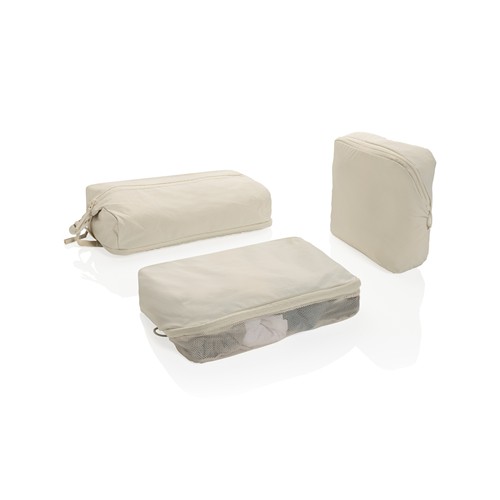 beis Set cubos organizadores RCS nailon reciclado KENTO URBAN