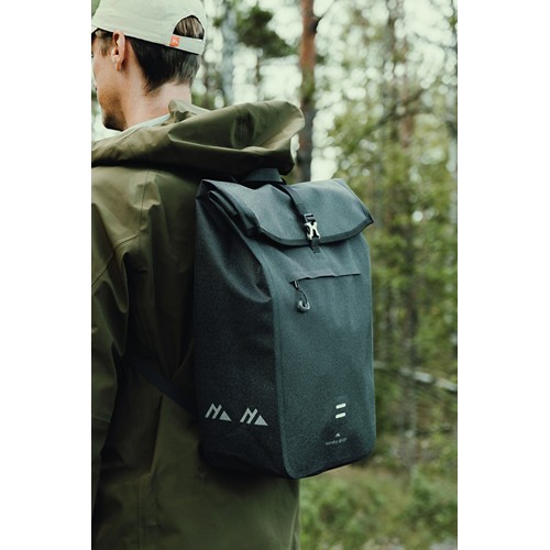 black Mochila impermeable Nordic Drift Trail RCS 30L