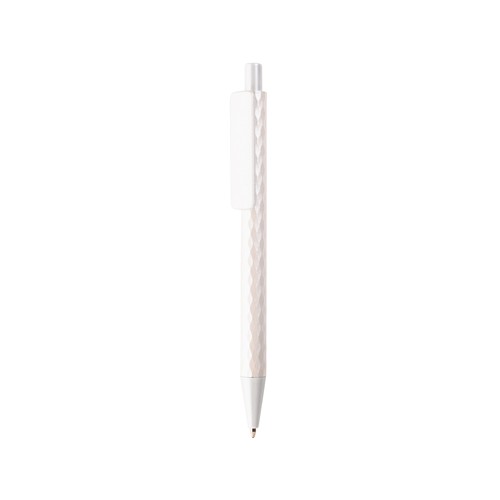 white Bolígrafo X3 Metal Edition RCS de aluminio reciclado